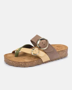 Clearance Yokono Sandalia Plana Jerba 122 Amarillo