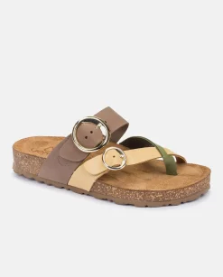 Clearance Yokono Sandalia Plana Jerba 122 Amarillo