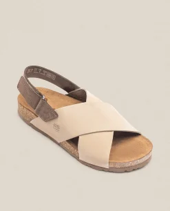 Outlet Yokono Sandalia Plana Jerba 134 Beige