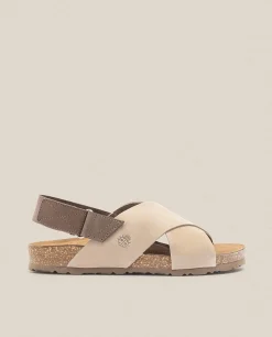Outlet Yokono Sandalia Plana Jerba 134 Beige