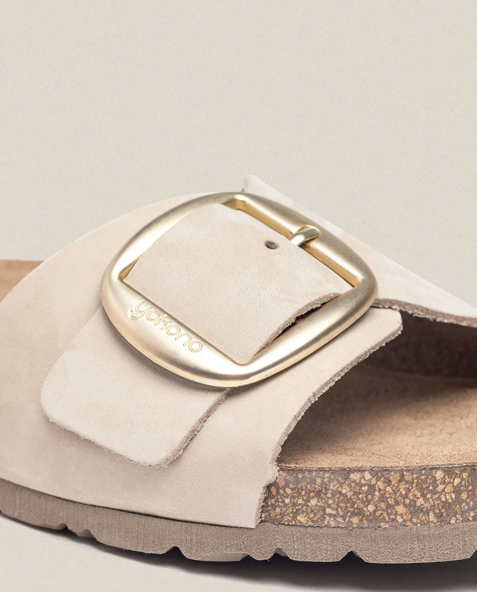 Sale Yokono Sandalia Plana Jerba 114 Beige