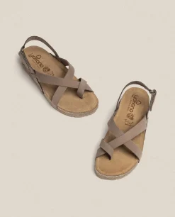 Flash Sale Yokono Sandalia Plana Jerba 718 Marrón