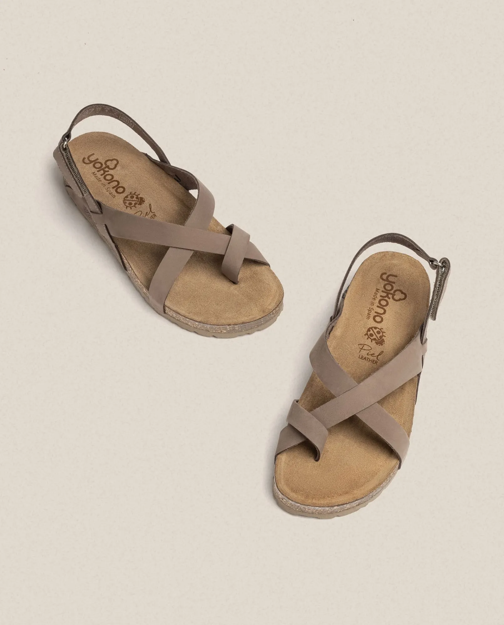 Flash Sale Yokono Sandalia Plana Jerba 718 Marrón