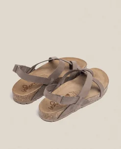 Flash Sale Yokono Sandalia Plana Jerba 718 Marrón