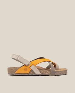 Clearance Yokono Sandalia Plana Jerba 718 Naranja