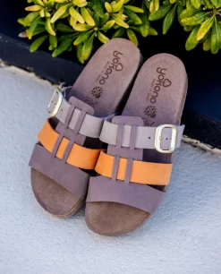 Fashion Yokono Sandalia Plana Jerba 137 Naranja