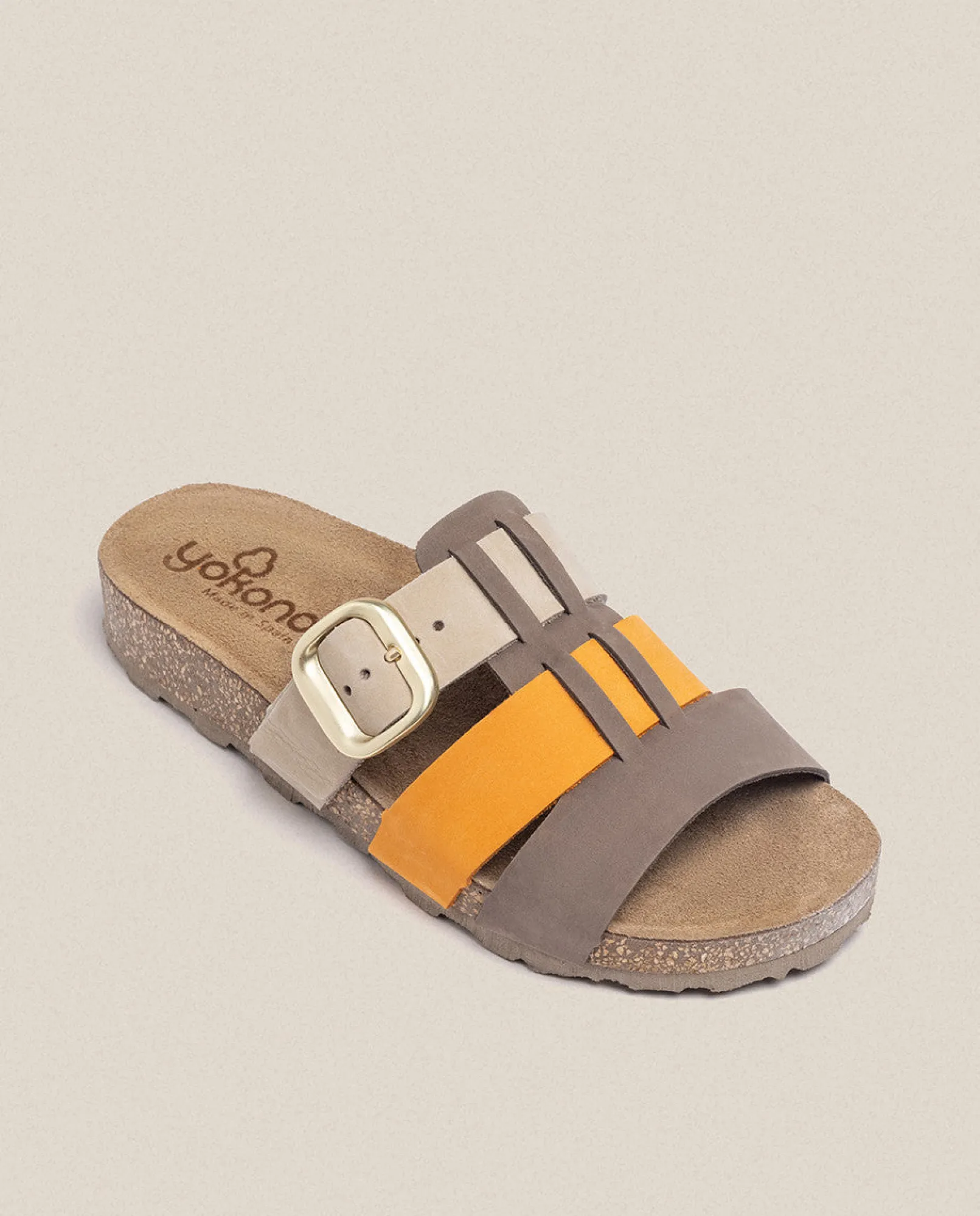 Fashion Yokono Sandalia Plana Jerba 137 Naranja