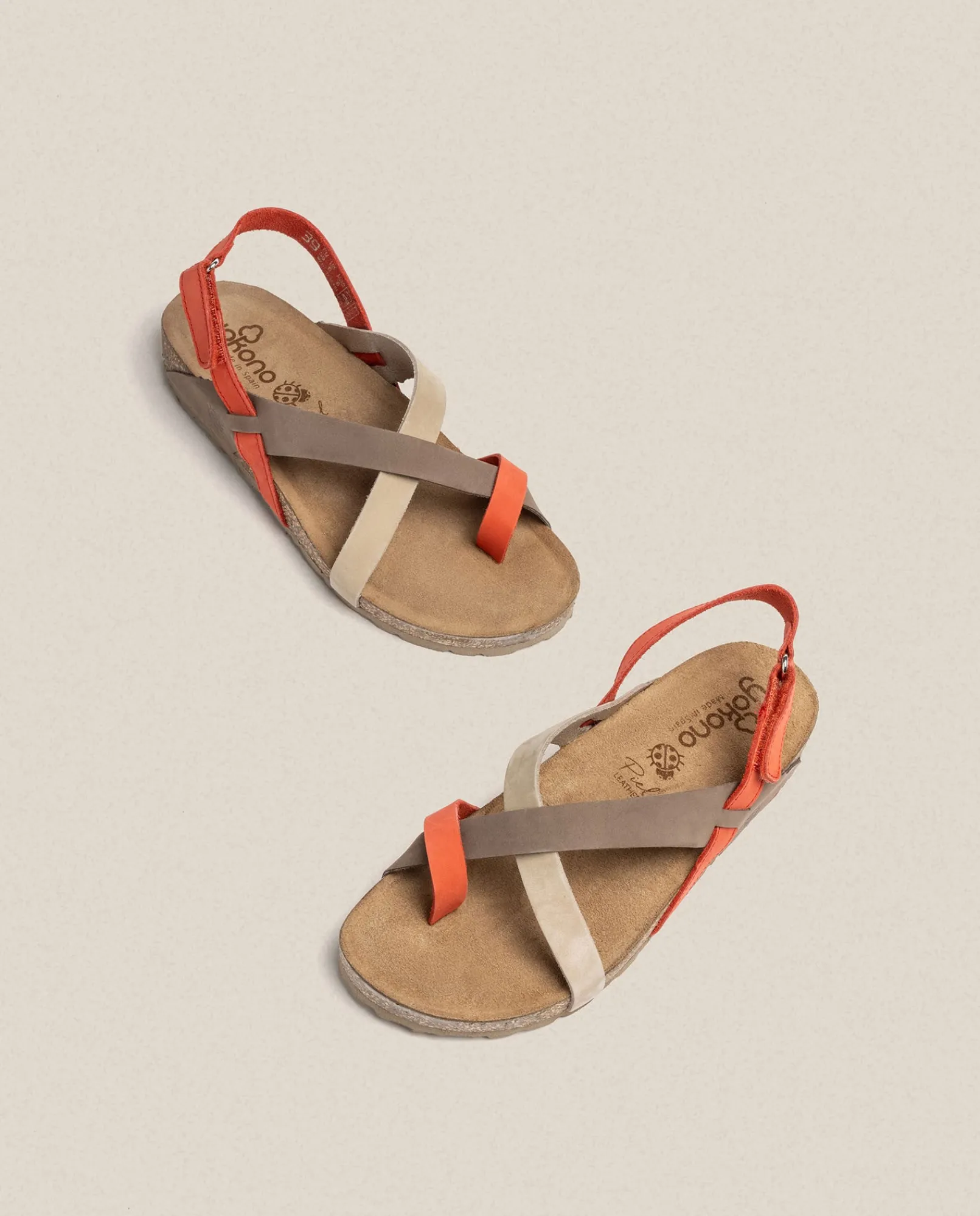 Best Sale Yokono Sandalia Plana Jerba 718 Rojo