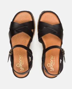 Flash Sale Yokono Sandalia Plana Lanzarote 003 Negro