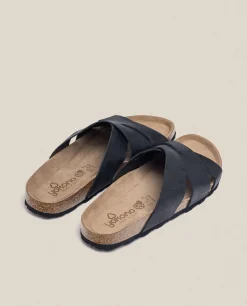 Cheap Yokono Sandalia Plana Macam 217 Negro