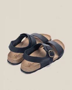 Cheap Yokono Sandalia Plana Macam 216 Negro