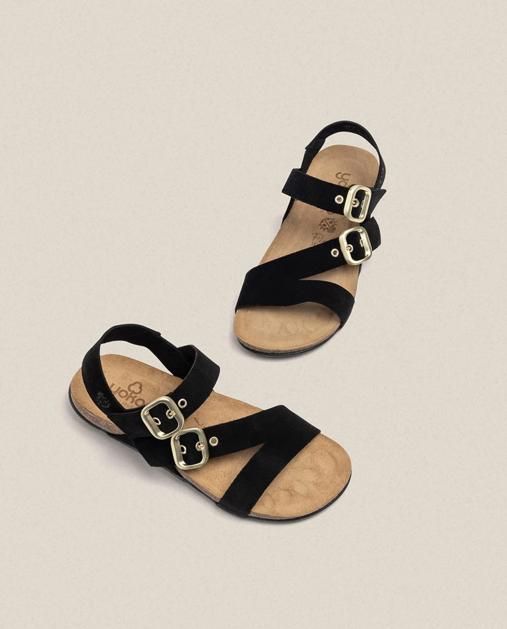 Store Yokono Sandalia Plana Manacor 023 Negro