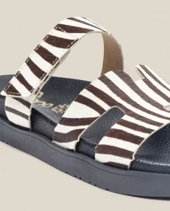 Sale Yokono Sandalia Plana Morena 125 Cebra