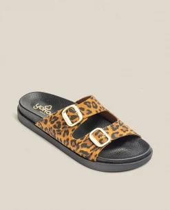 Flash Sale Yokono Sandalia Plana Morena 700 Leopardo