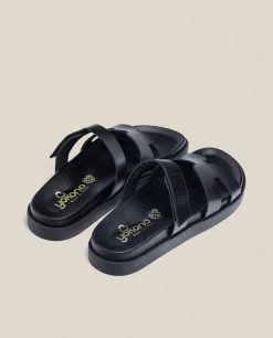 Outlet Yokono Sandalia Plana Morena 125 Negro