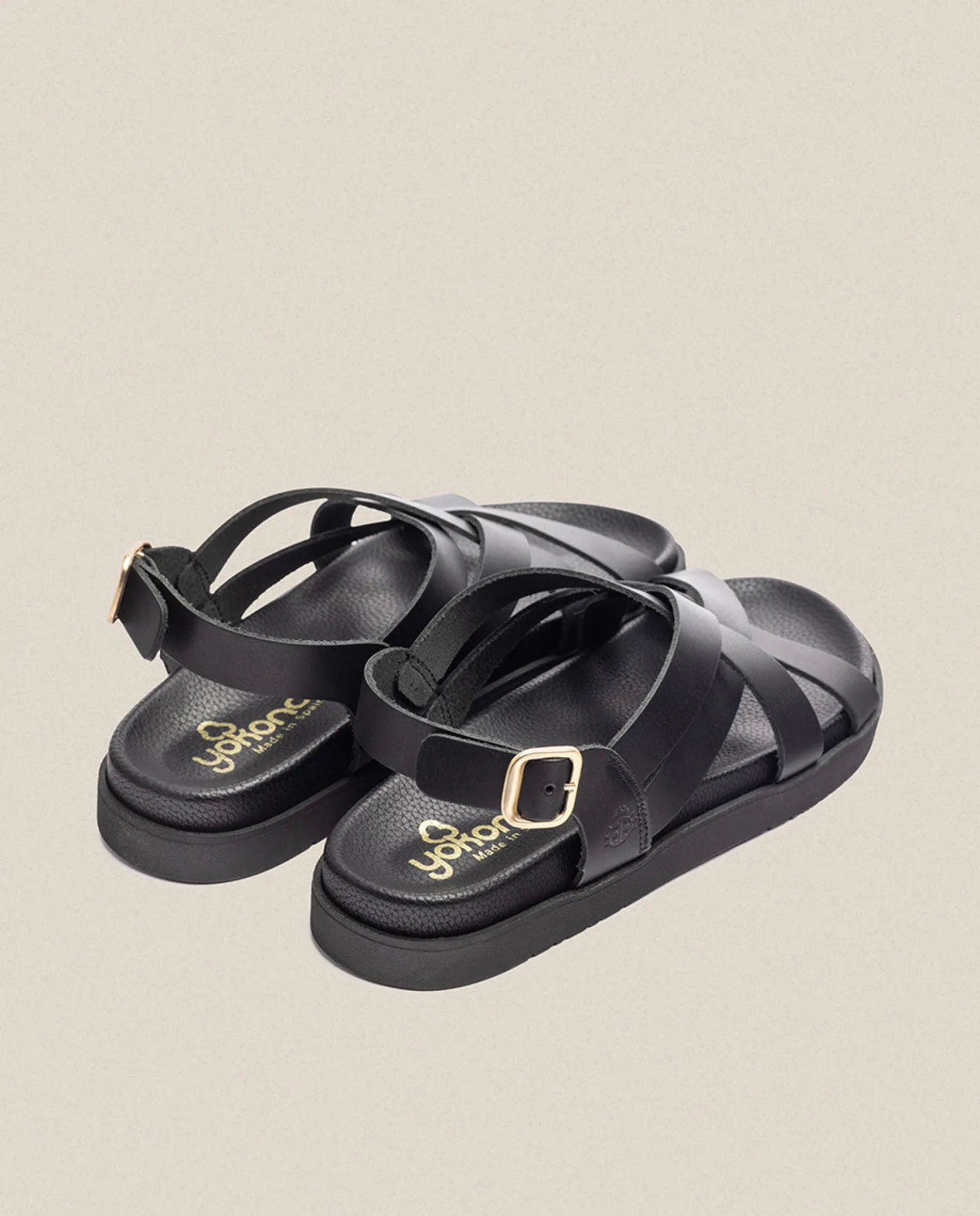 Flash Sale Yokono Sandalia Plana Morena 005 Negro