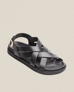 Flash Sale Yokono Sandalia Plana Morena 005 Negro