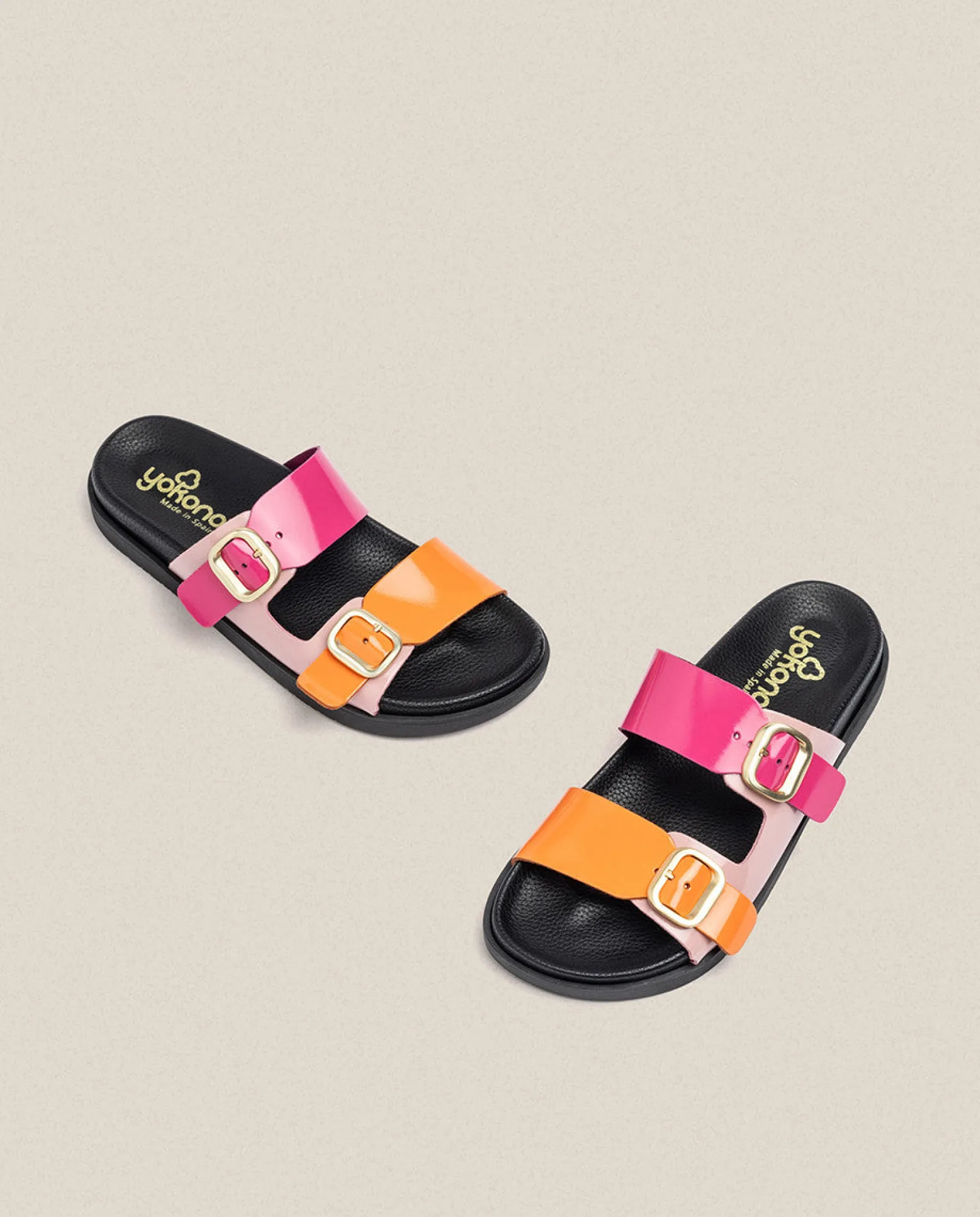 Cheap Yokono Sandalia Plana Morena 004 Rosa