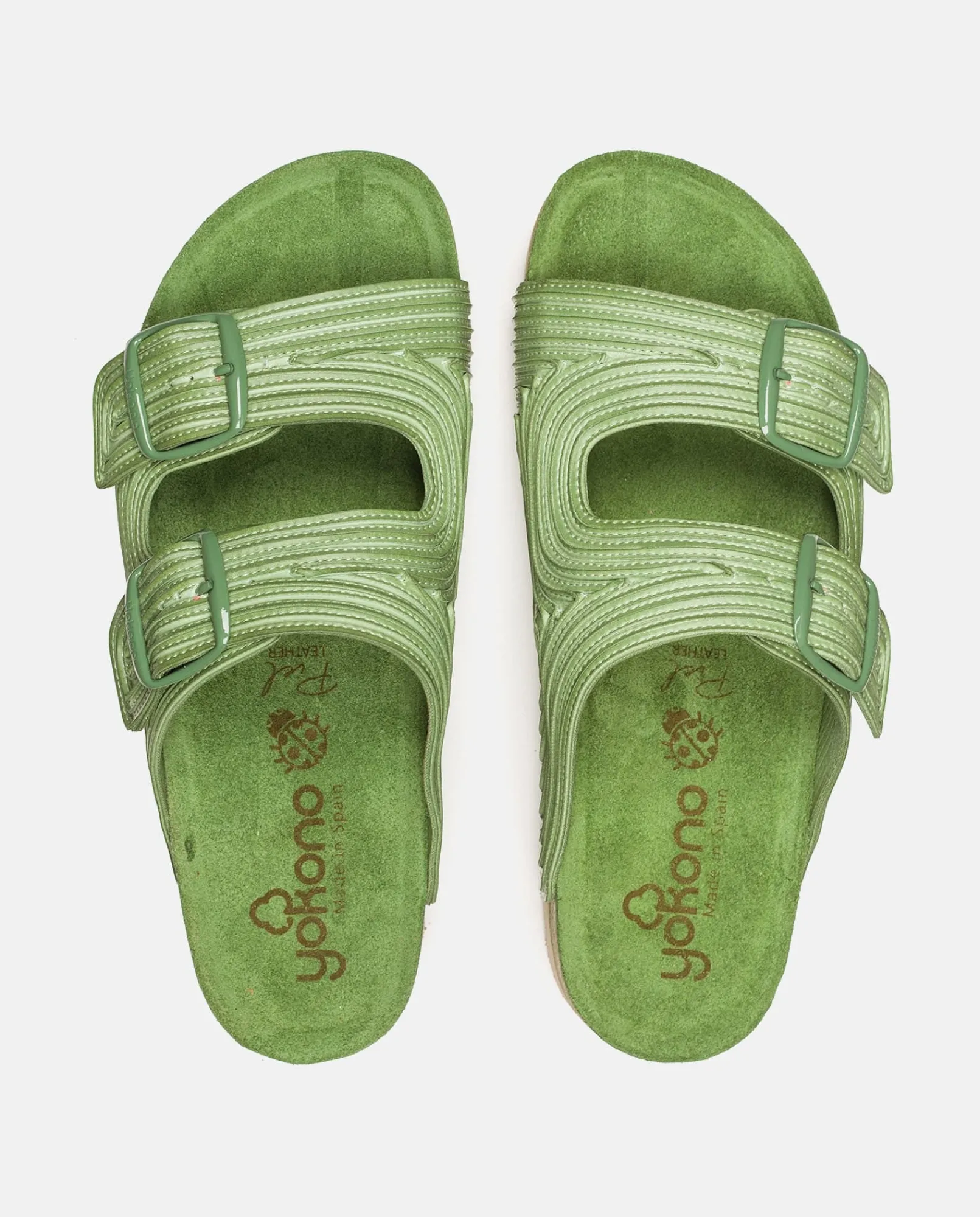Cheap Yokono Sandalia Plana Noja 003 Verde