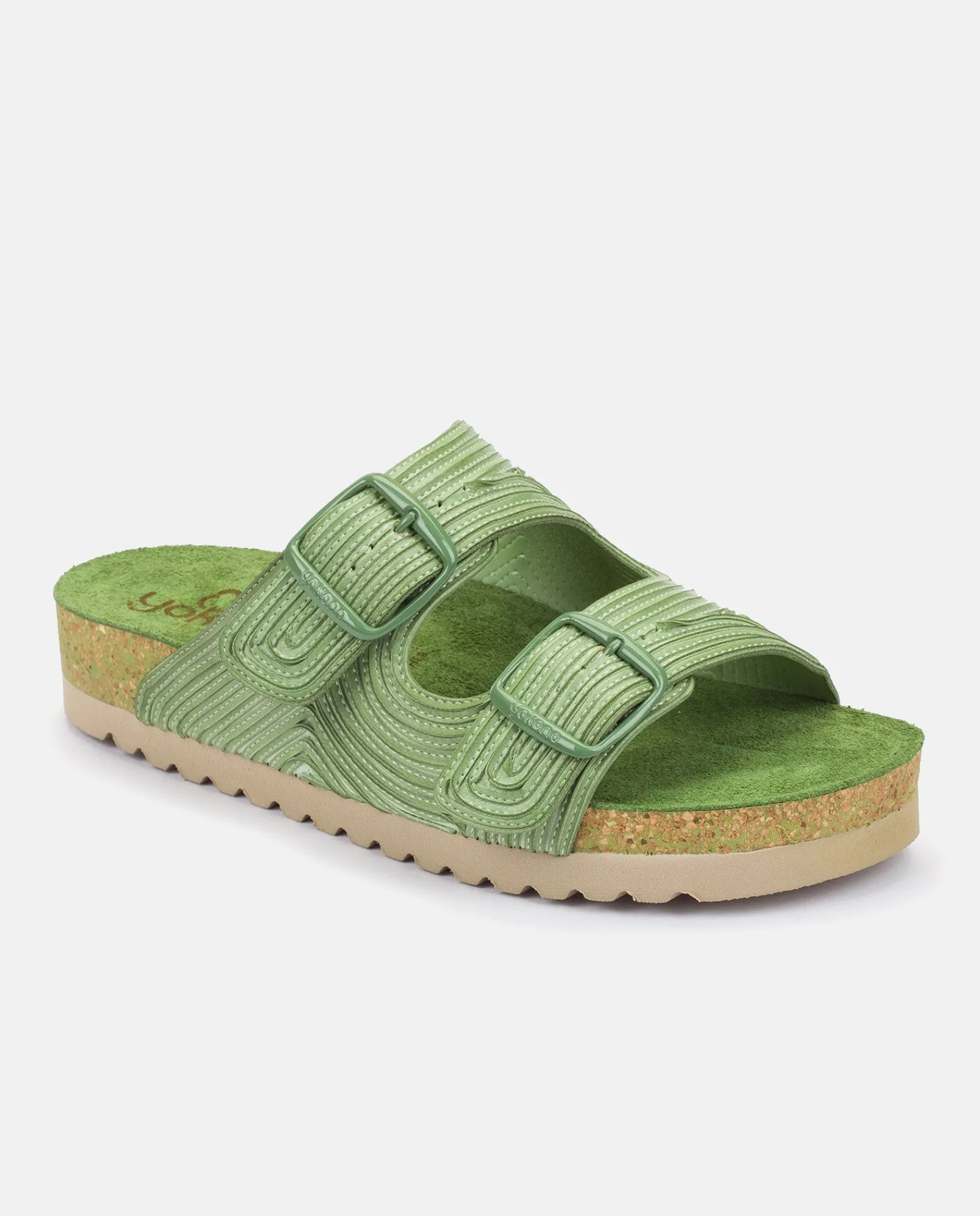 Cheap Yokono Sandalia Plana Noja 003 Verde