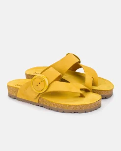 Online Yokono Sandalia Plana Rolan 113 Amarillo