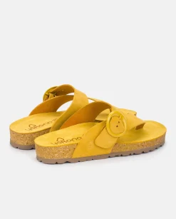 Online Yokono Sandalia Plana Rolan 113 Amarillo