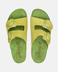 New Yokono Sandalia Plana Rolan 700 Verde