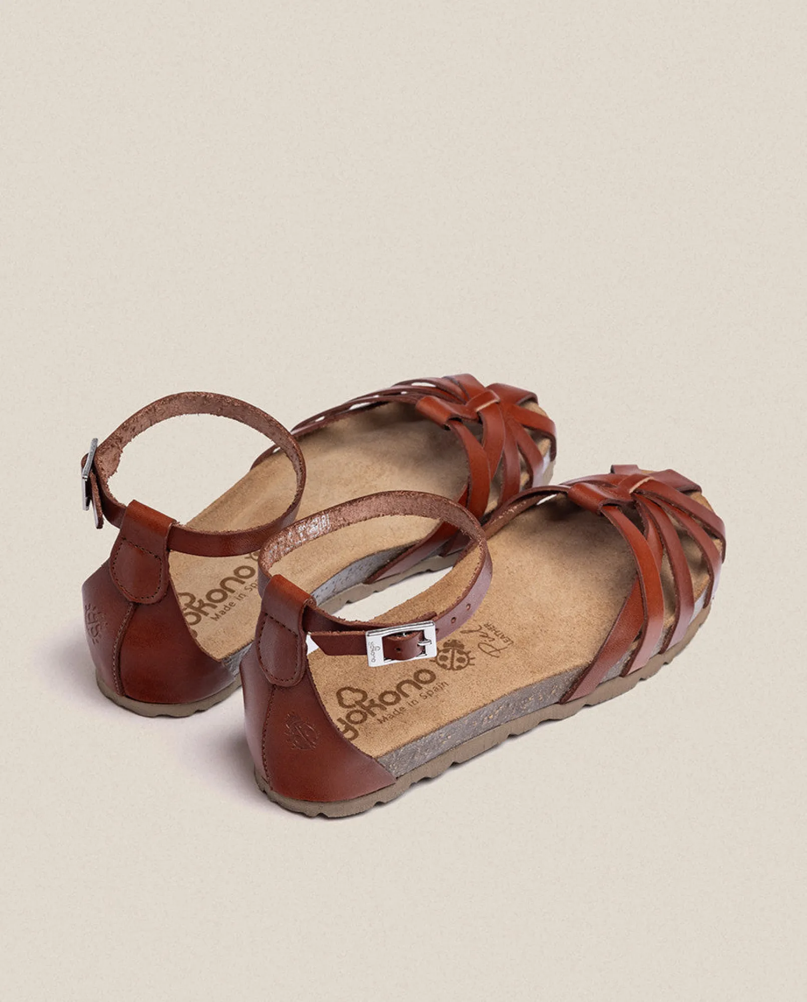 Best Yokono Sandalia Plana Villa 011 Marron