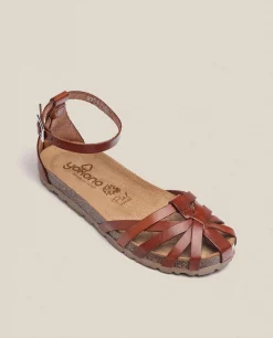 Best Yokono Sandalia Plana Villa 011 Marron