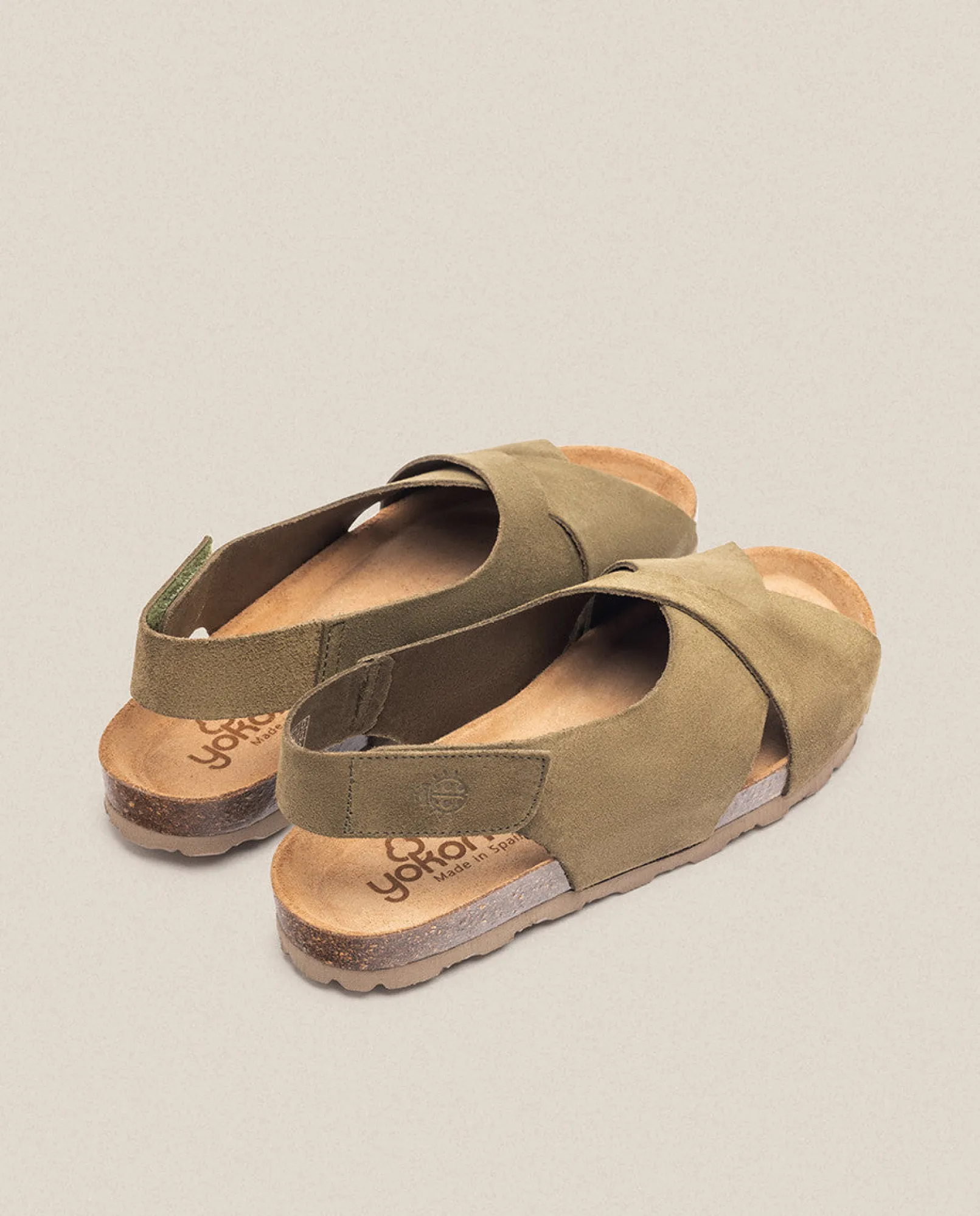 Shop Yokono Sandalia Plana Villa 175 Verde