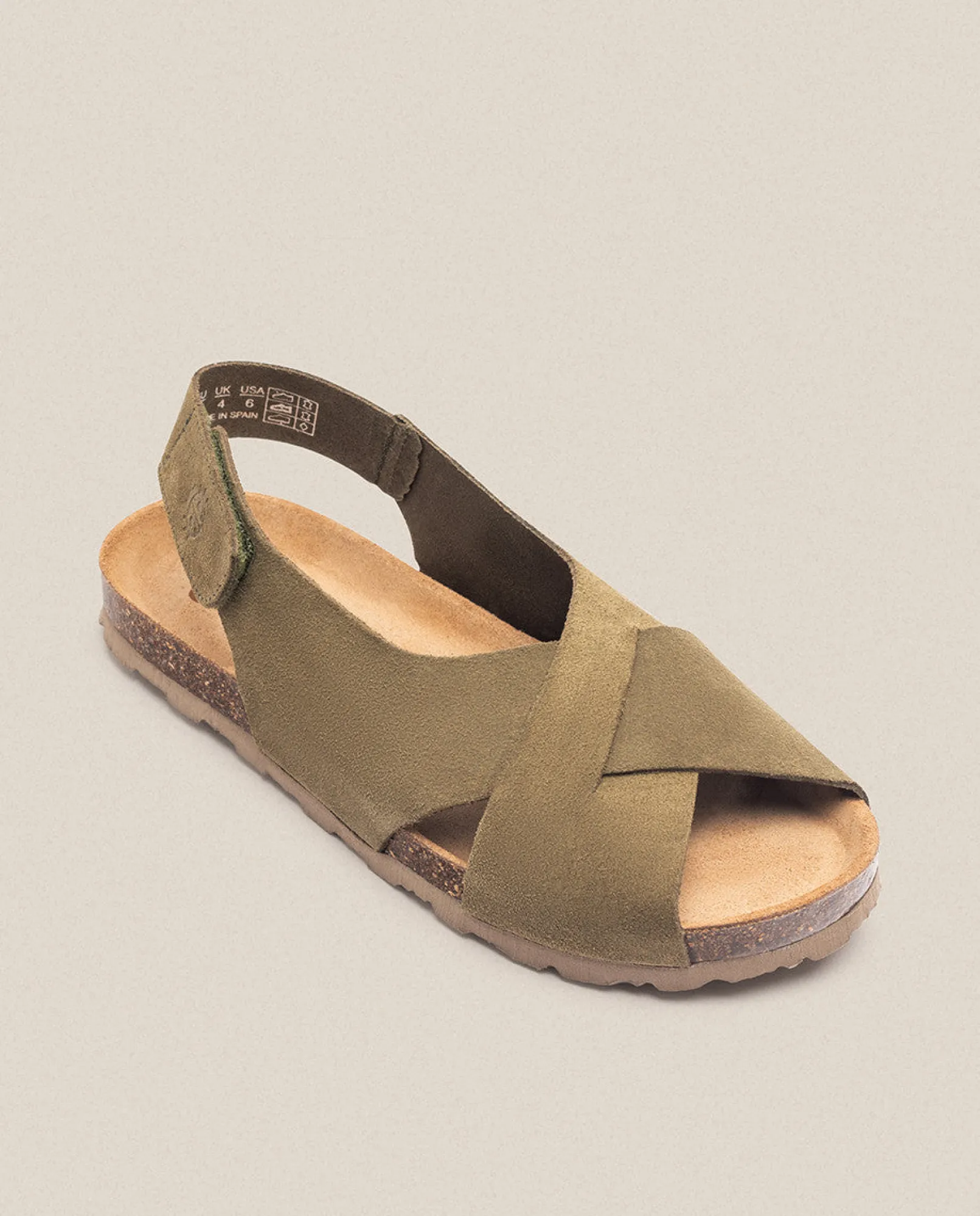Shop Yokono Sandalia Plana Villa 175 Verde