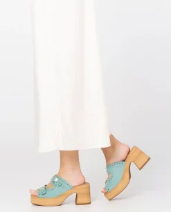 Shop Yokono Sandalia Tacón Bonai 003 Azul