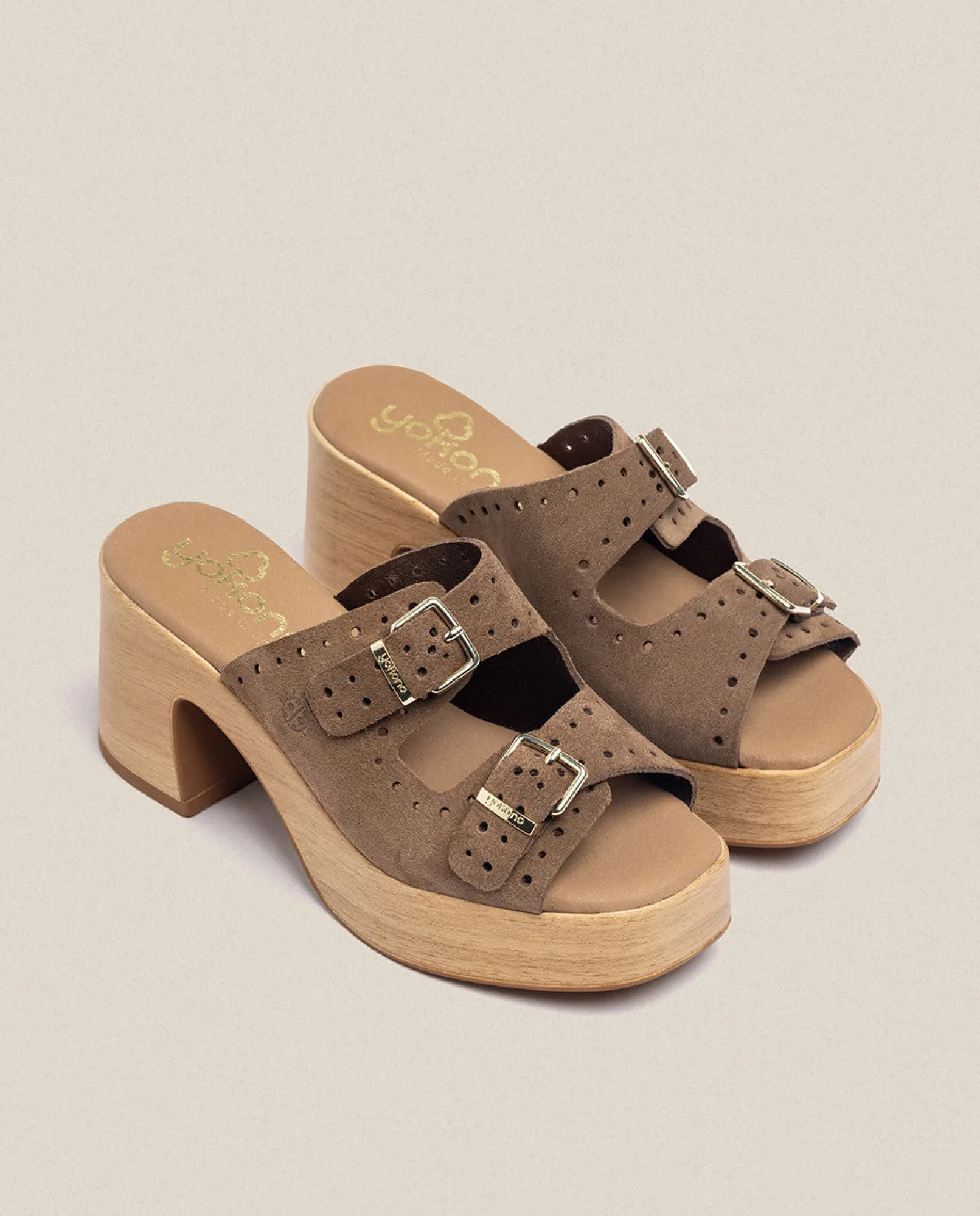 Sale Yokono Sandalia Tacón Bonai 003 Marrón
