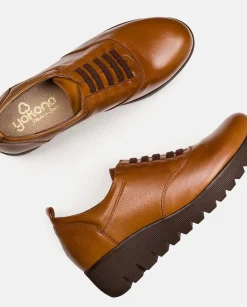 Cheap Yokono Zapato Plano Atenas 035 Cuero