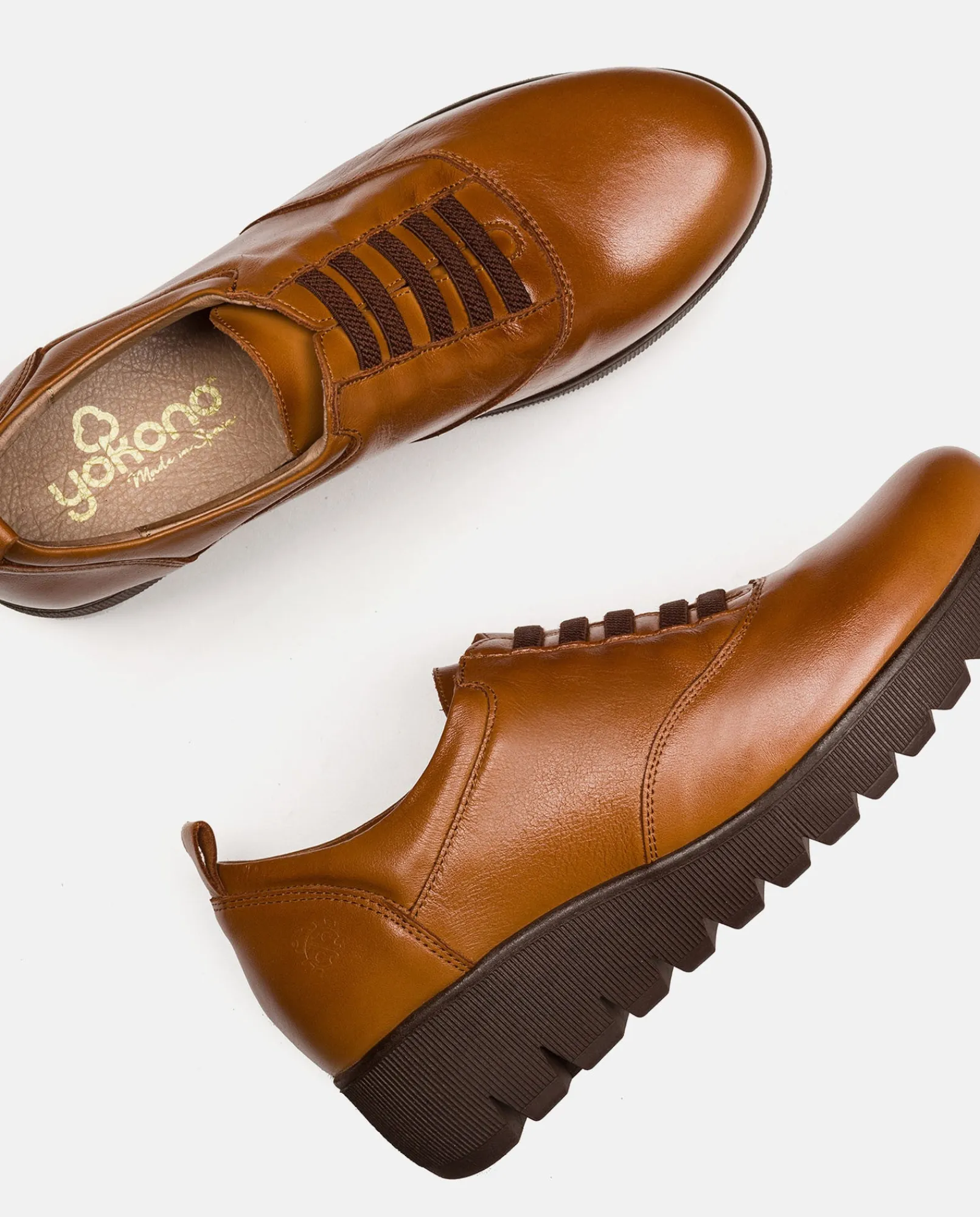 Cheap Yokono Zapato Plano Atenas 035 Cuero