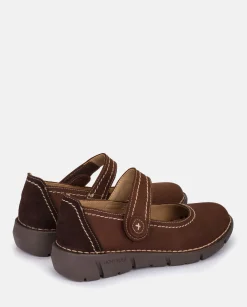 Clearance Yokono Zapato Plano Olba 005 Marron