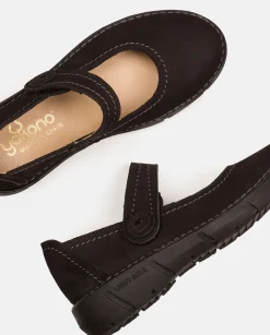 Shop Yokono Zapato Plano Olba 005 Negro