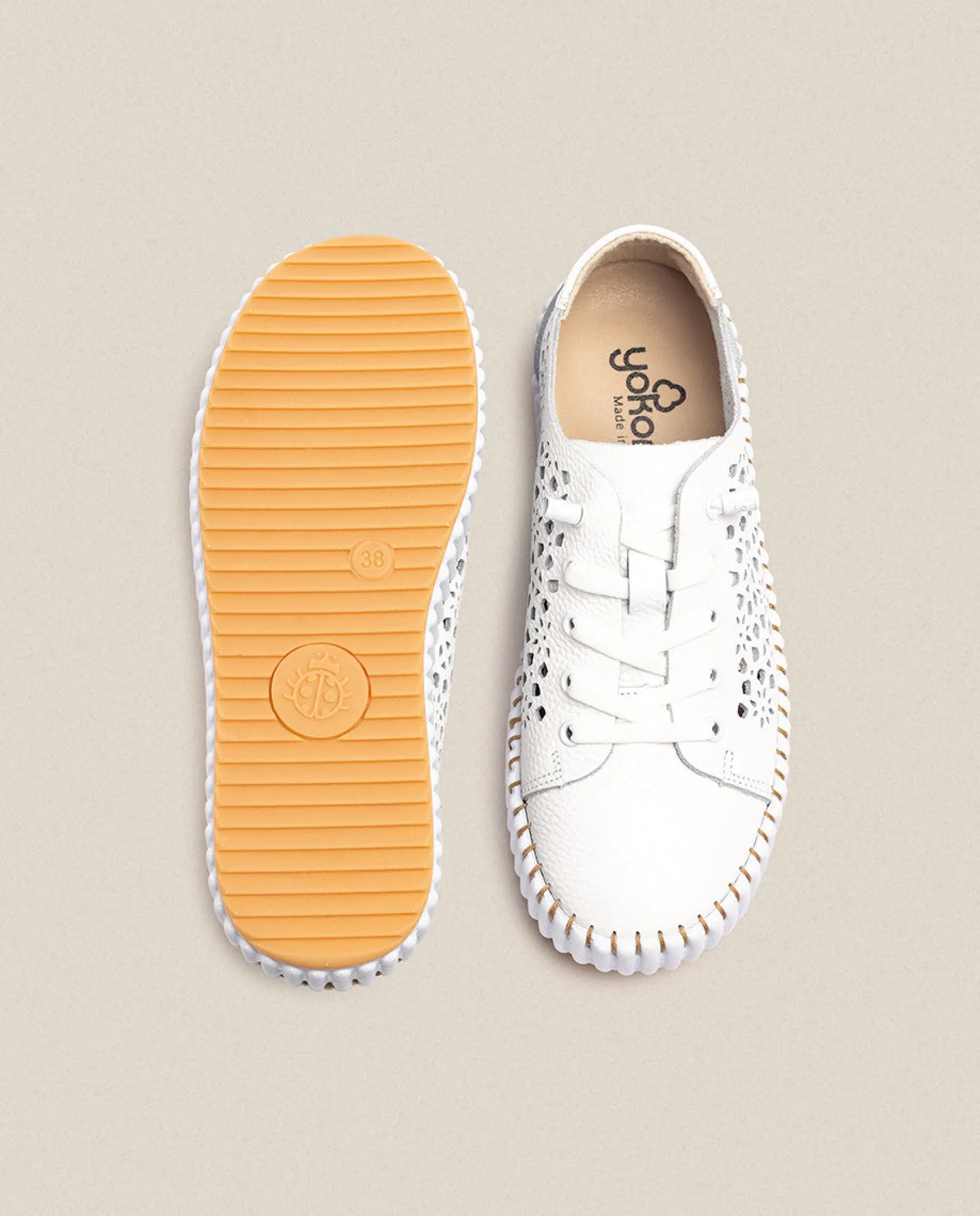 Discount Yokono Zapato Plano Sintra 002 Blanco