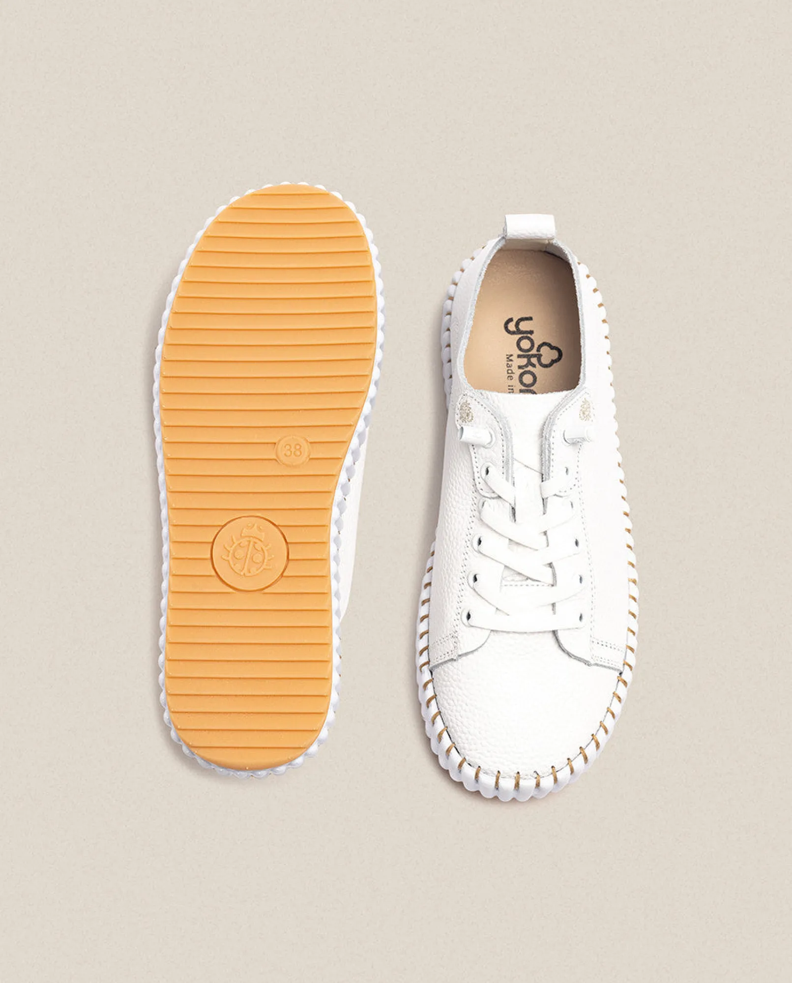 Online Yokono Zapato Plano Sintra 004 Blanco